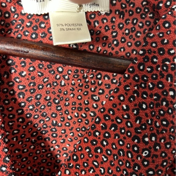 Monteau Womens Y2K Babydoll Wrap Top Dark‎ Red Whimsigoth Witchy Academia Size S - Picture 9 of 11